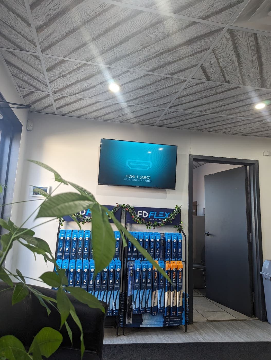 The waiting area
