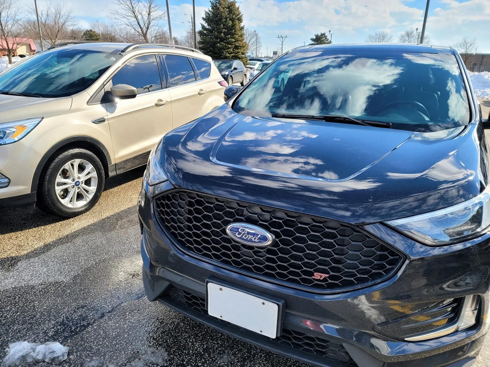 Ford Edge ST — mobile replacement in a customer's lot